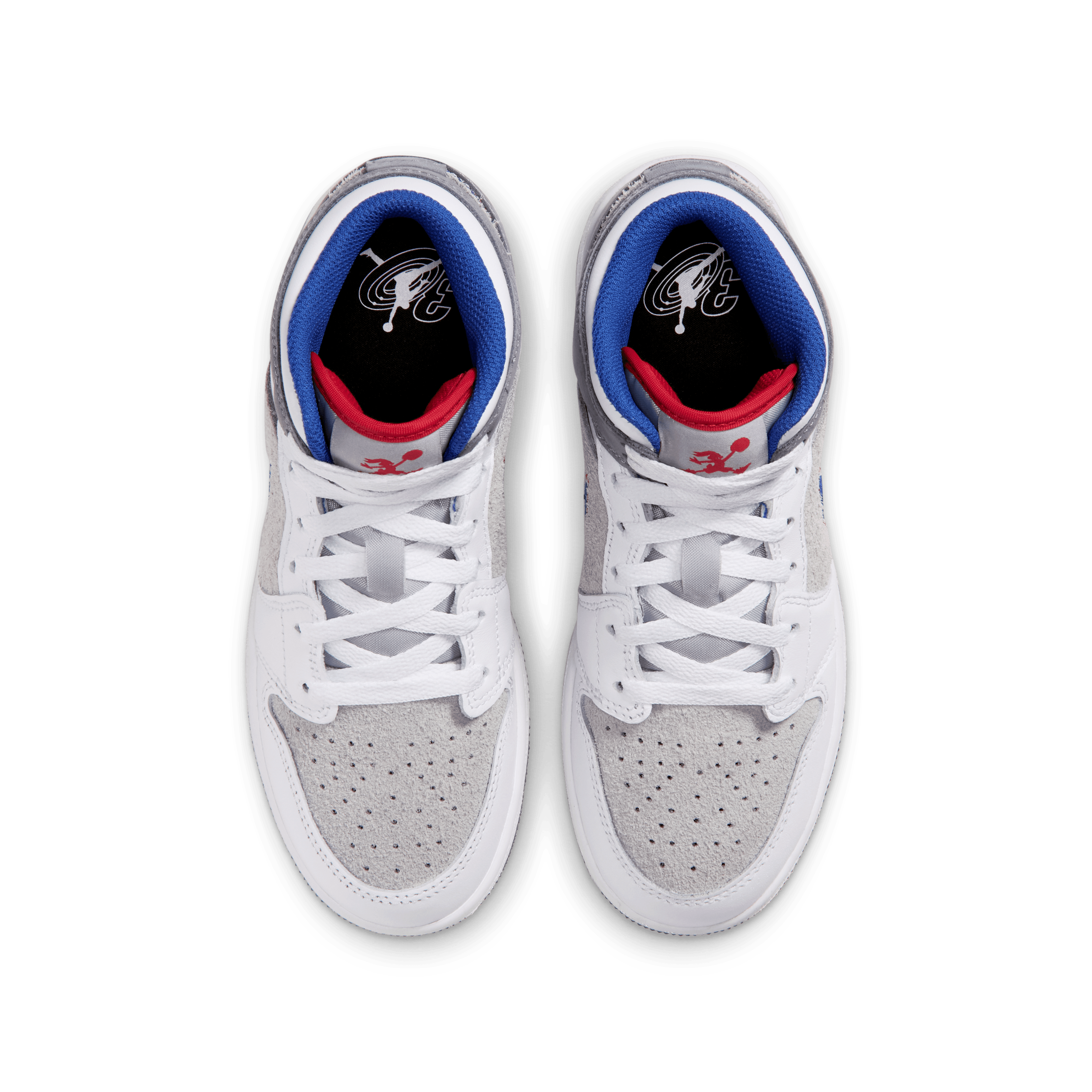 Air Jordan 1 Mid SE Space Jam Hare (GS) Angle 2