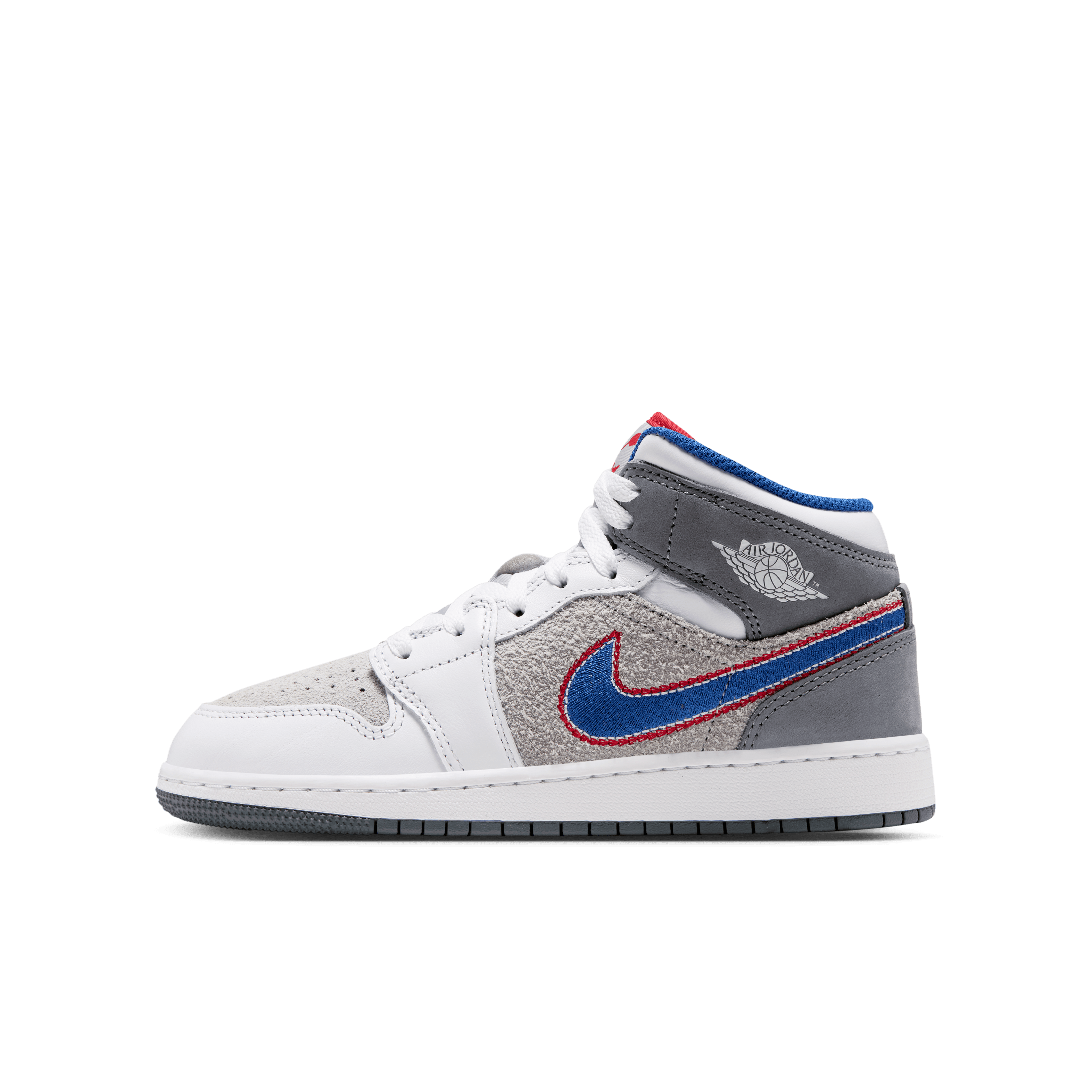 Air Jordan 1 Mid SE Space Jam Hare (GS) Angle 0