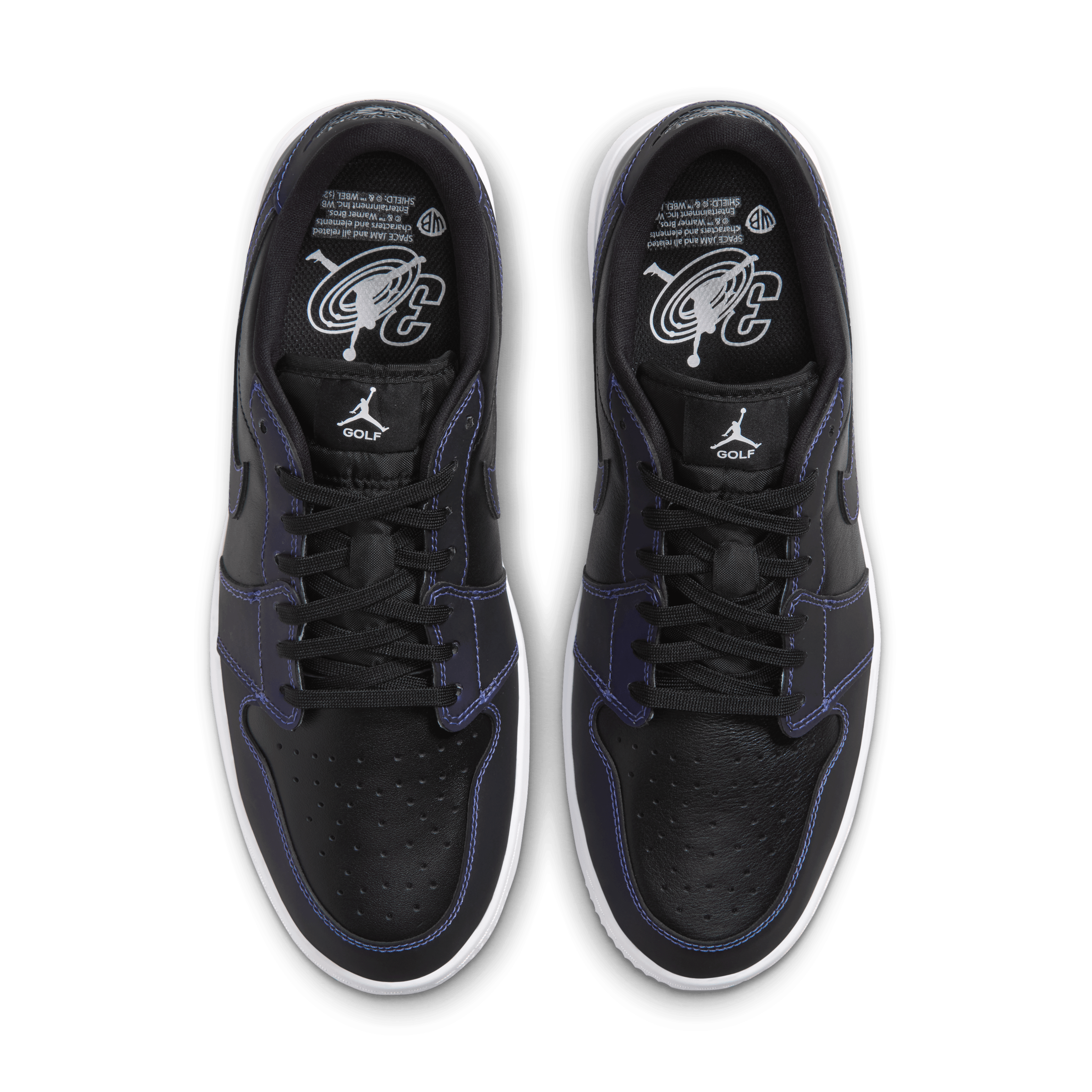 Air Jordan 1 Low Golf Spiked Space Jam Angle 3