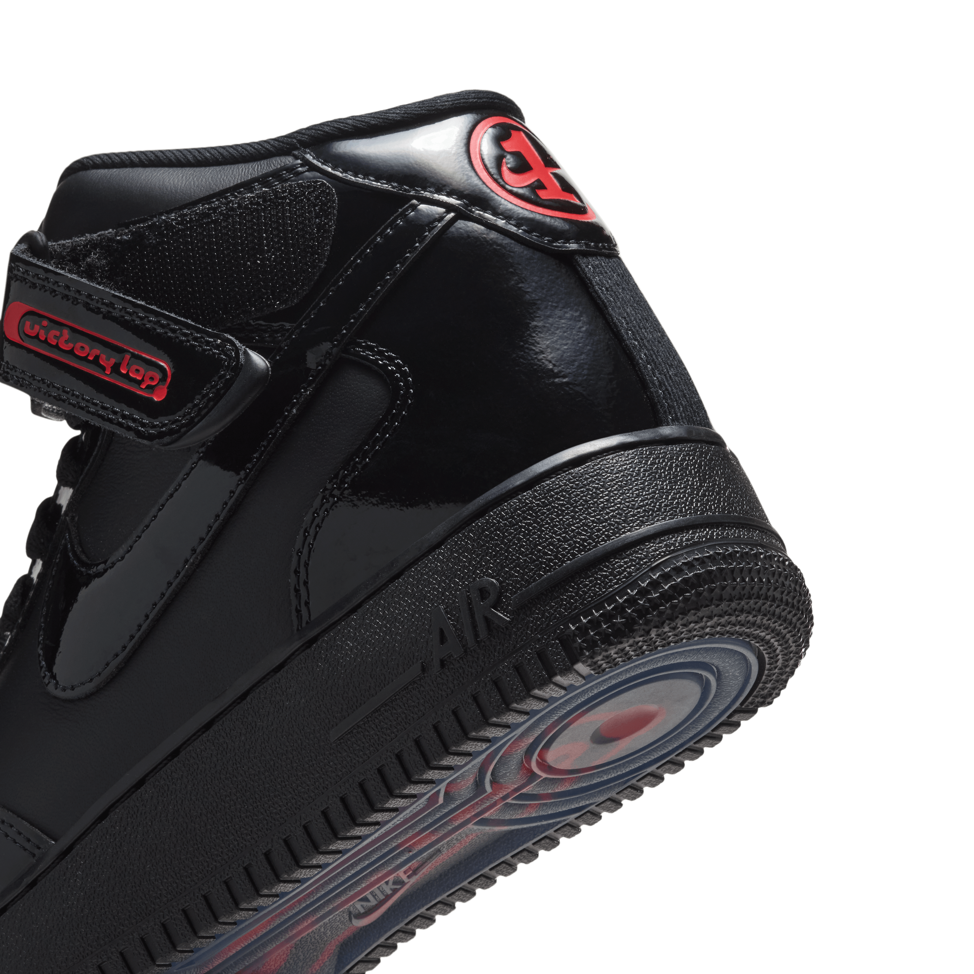Nike Air Force 1 Mid Victory Lap Black Angle 5