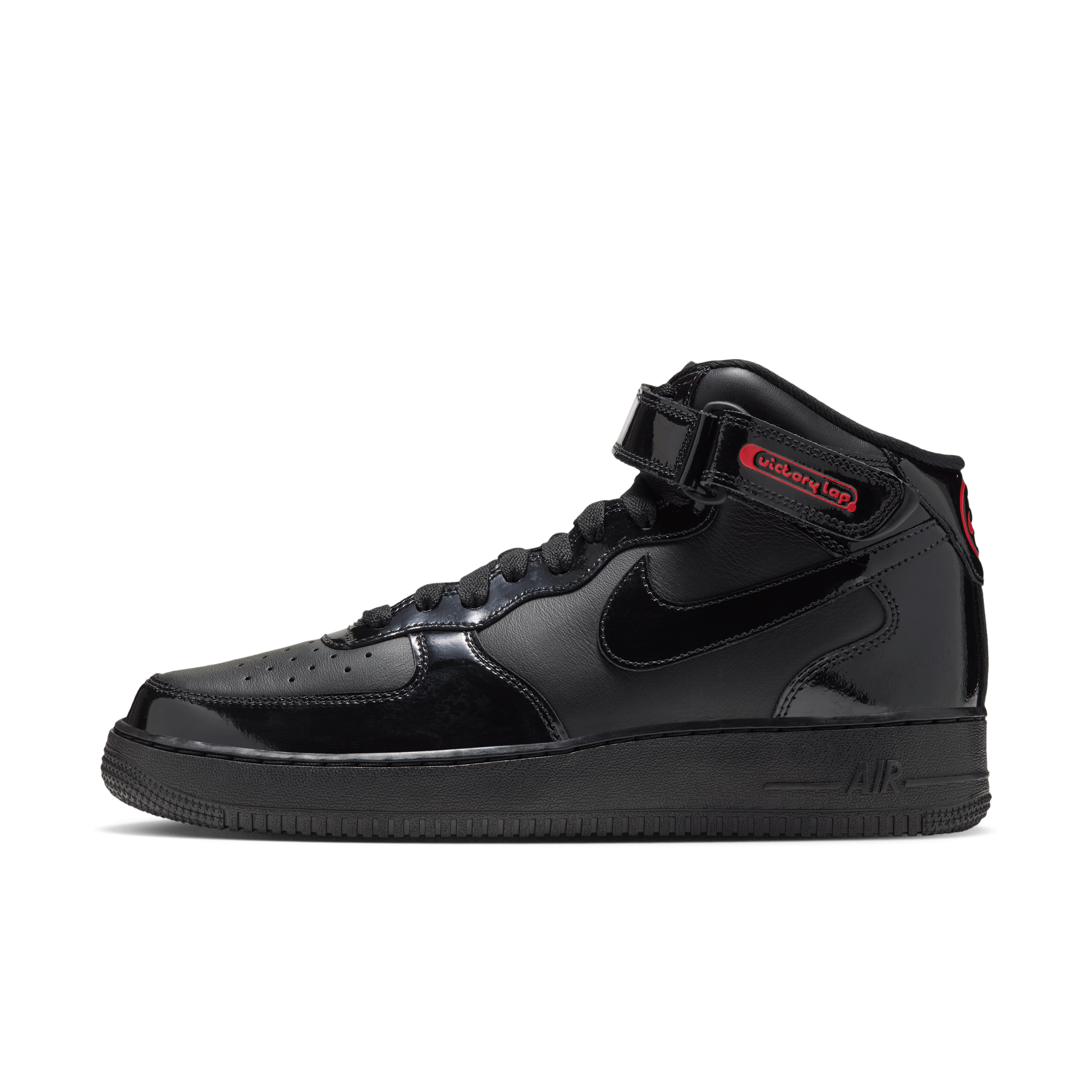 Nike Air Force 1 Mid Victory Lap Black Angle 0