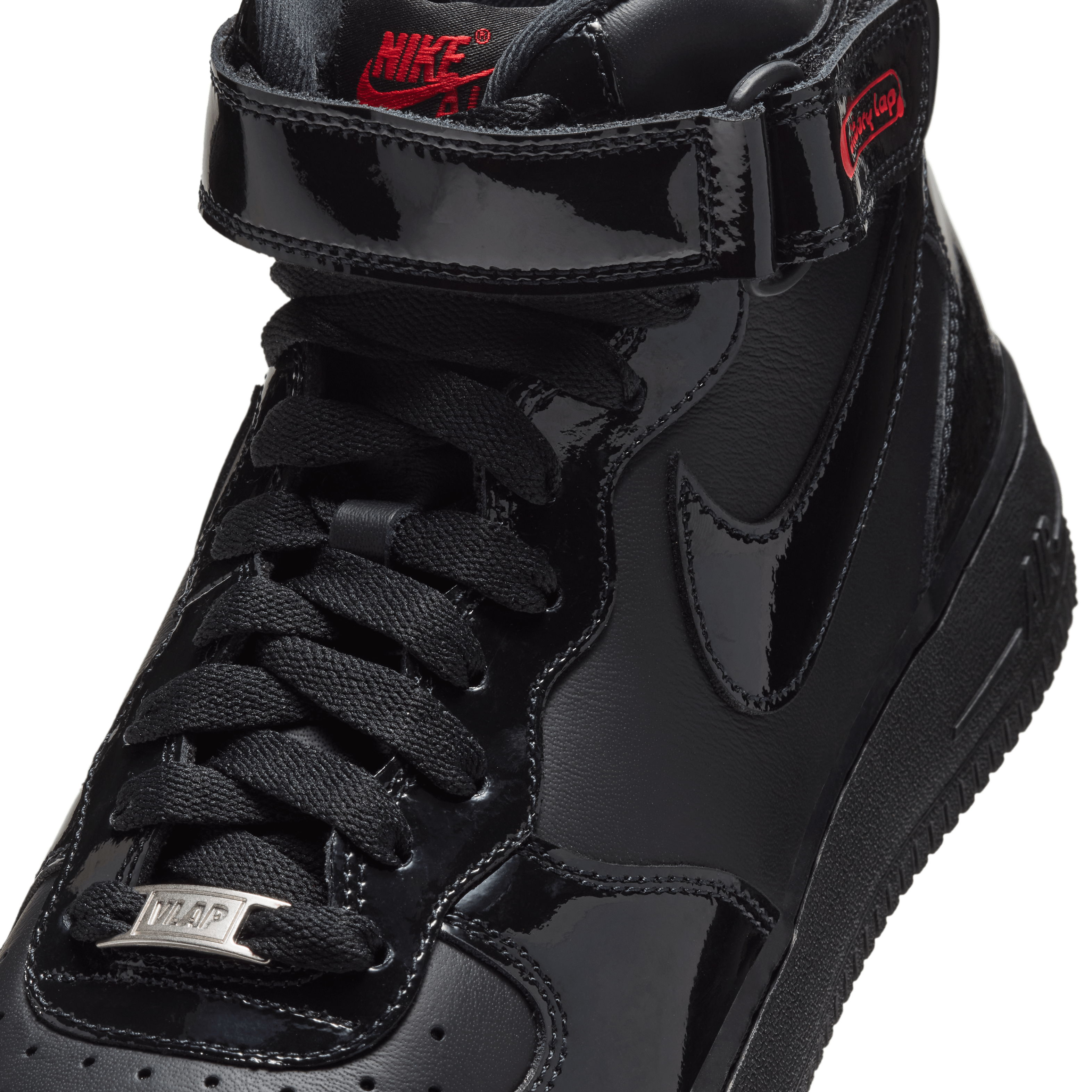 Nike Air Force 1 Mid Victory Lap Black Angle 4