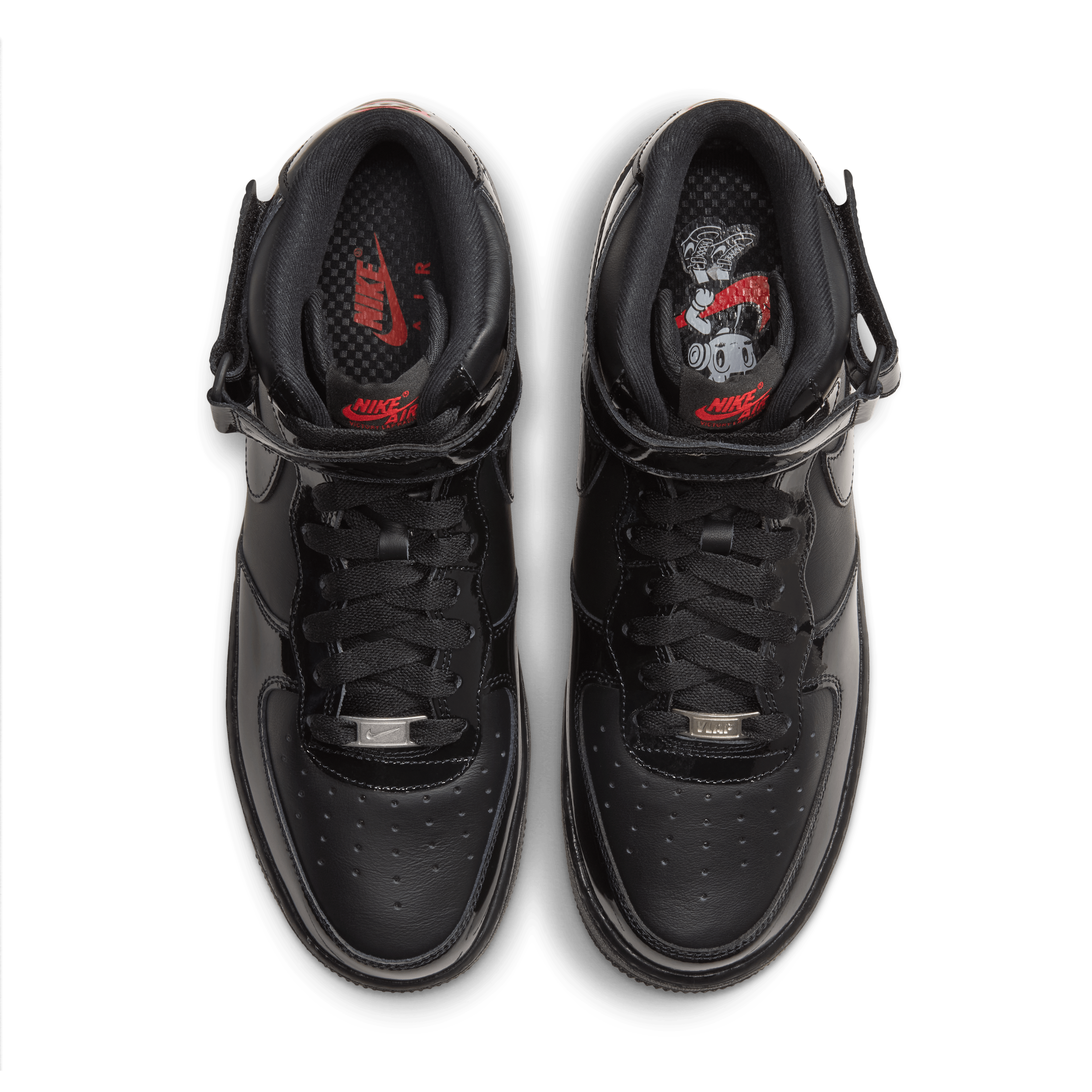 Nike Air Force 1 Mid Victory Lap Black Angle 2