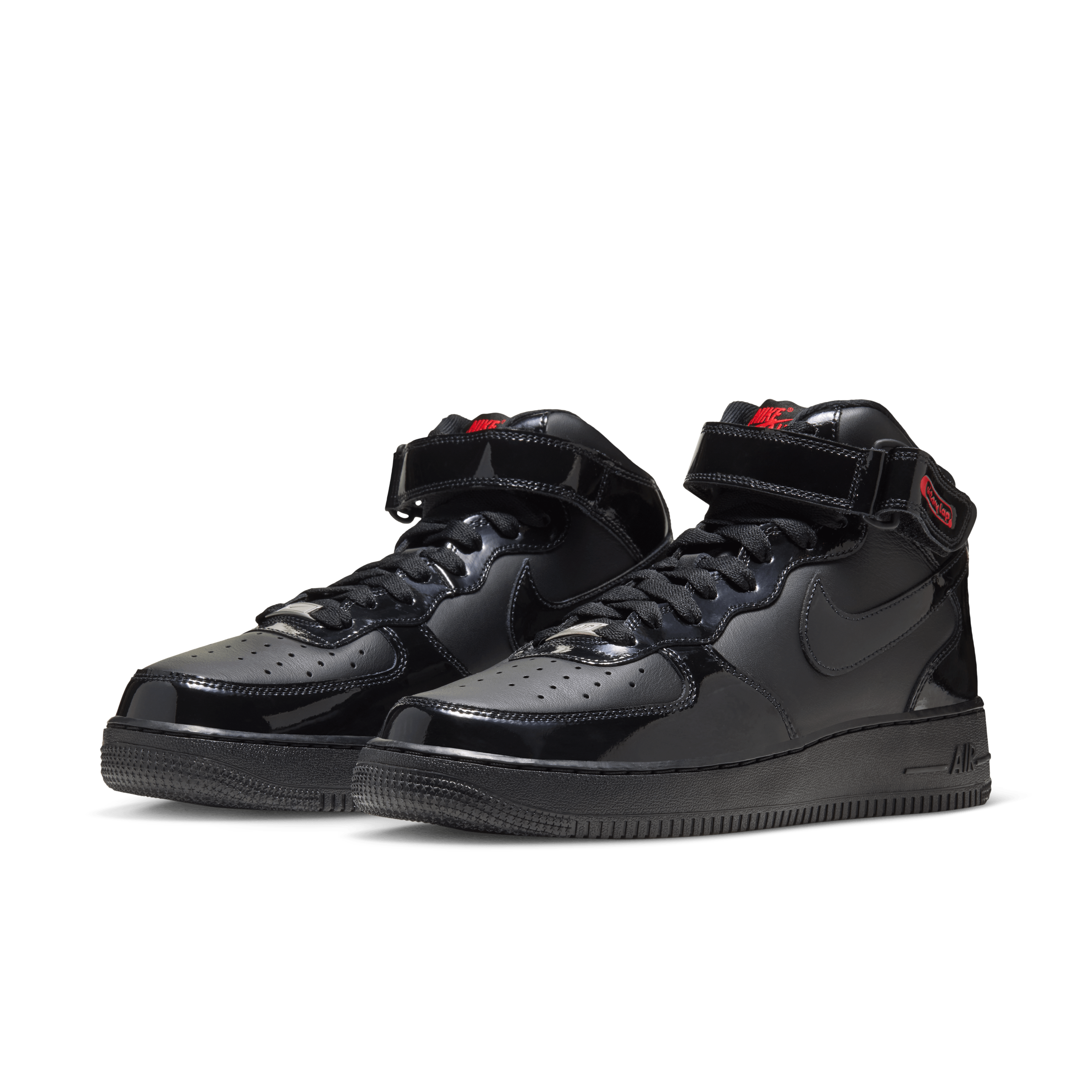 Nike Air Force 1 Mid Victory Lap Black Angle 3