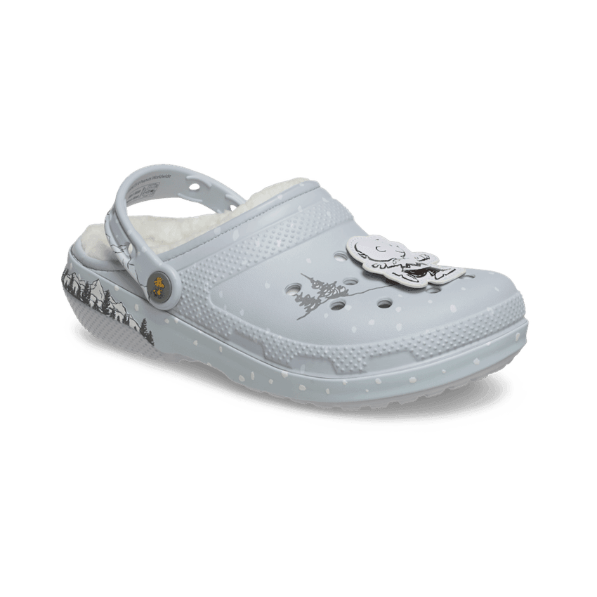 Crocs Classic Lined Clog Peanuts Holiday Angle 3