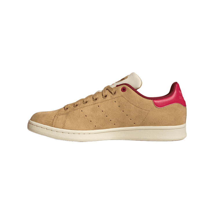 adidas Stan Smith Golden Beige College Burgundy Angle 4