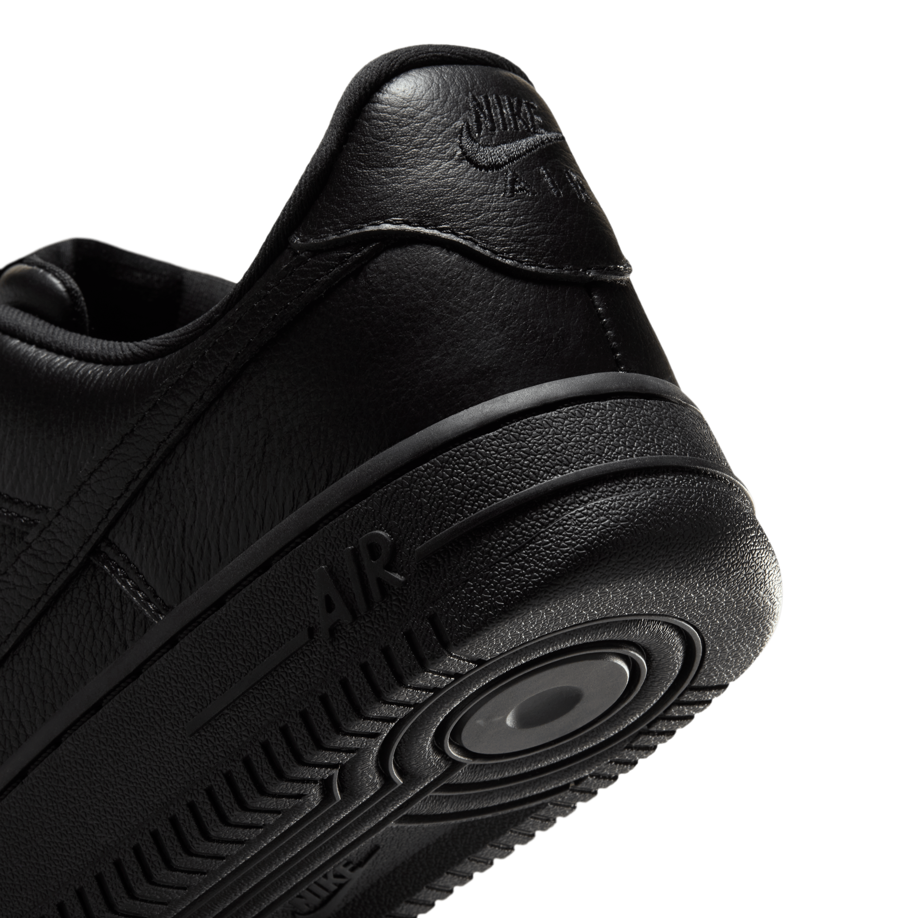 Nike Air Force 1 Low Square Toe Triple Black  Angle 7