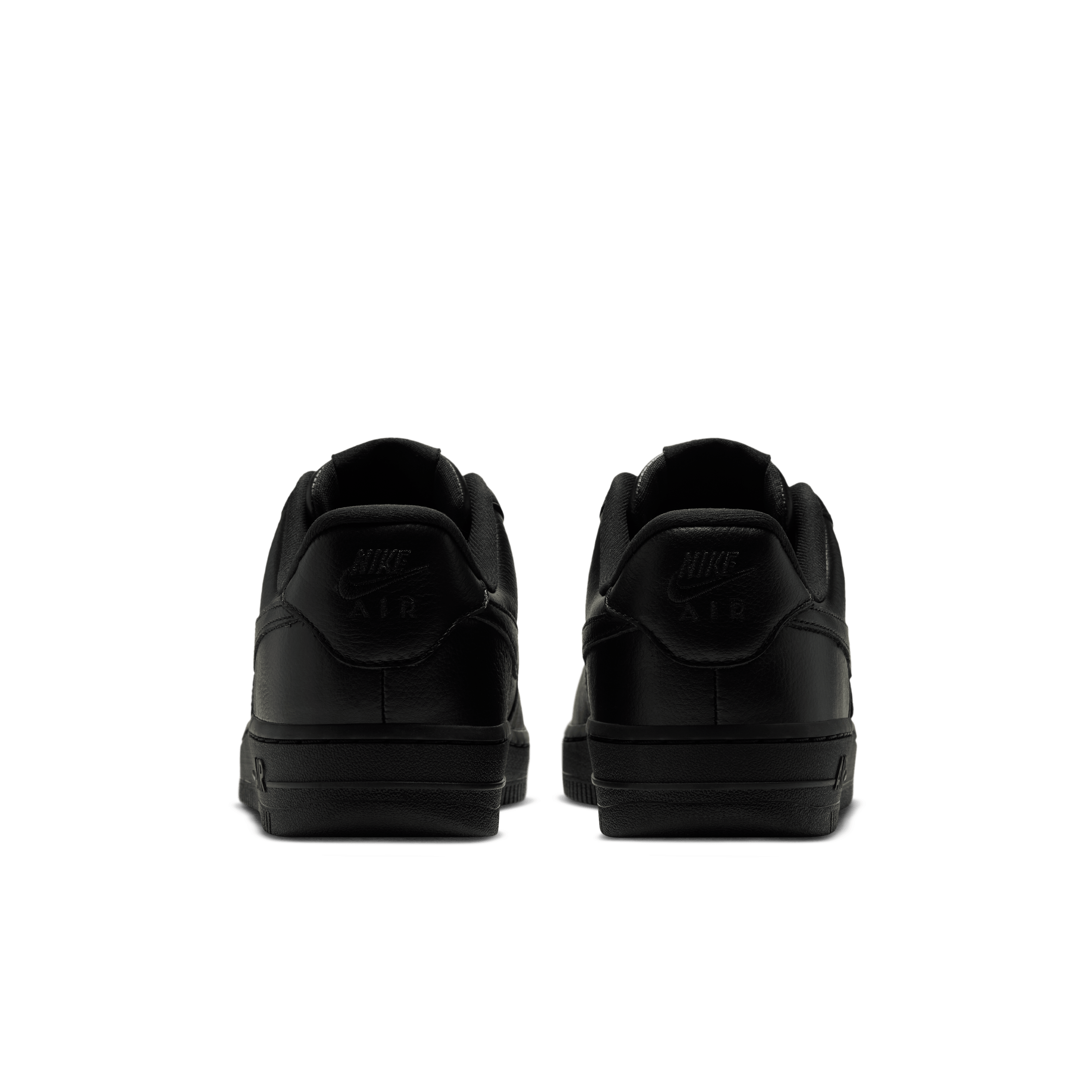 Nike Air Force 1 Low Square Toe Triple Black  Angle 5