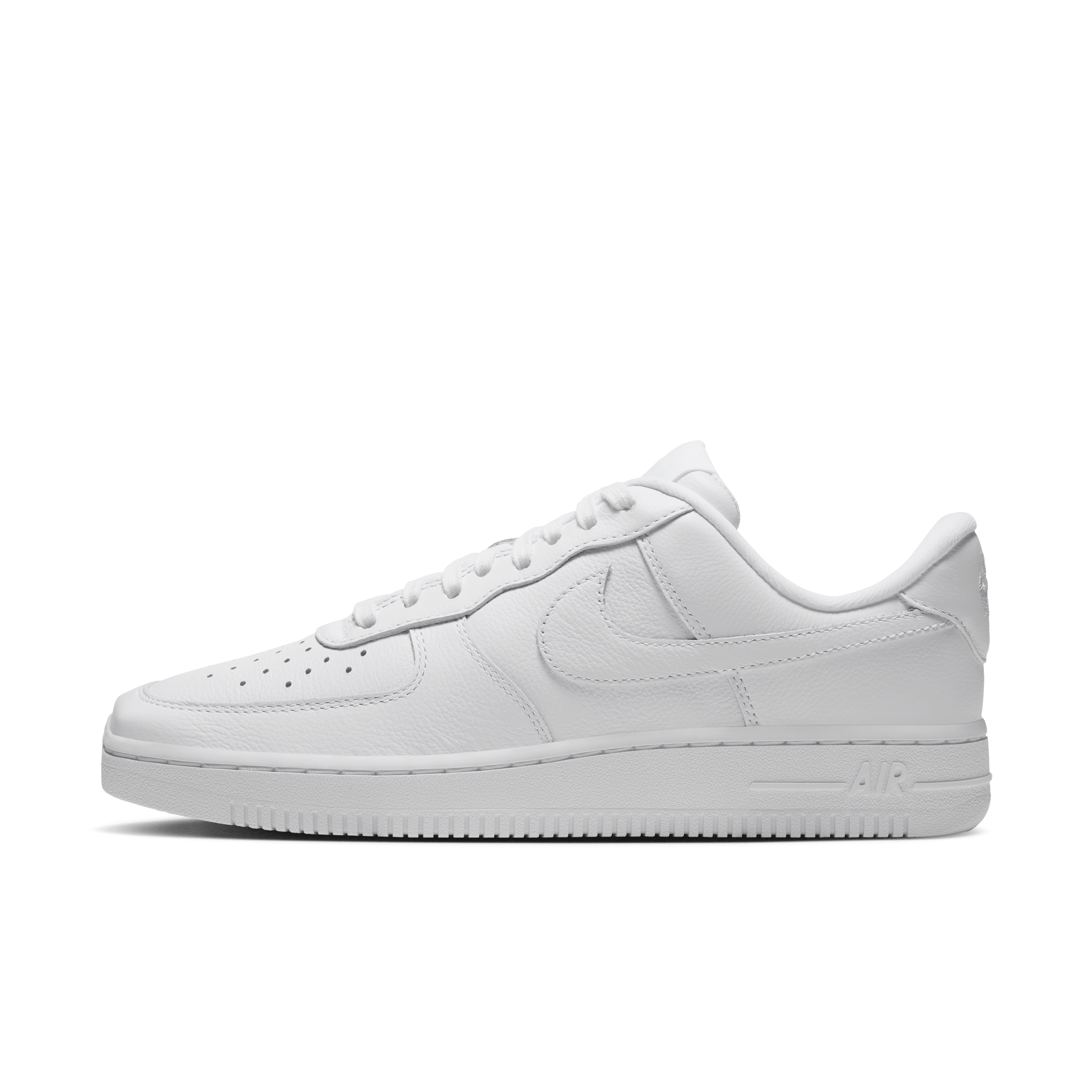 Nike Air Force 1 Low Square Toe Triple White Angle 0