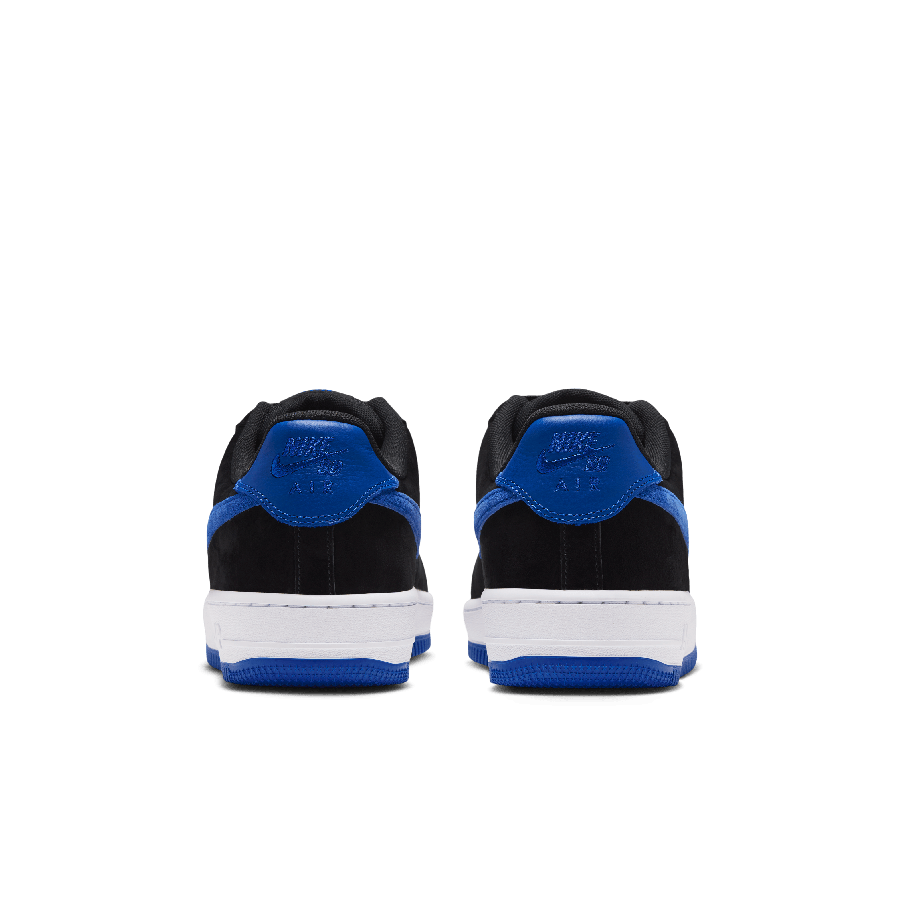 Nike SB Air Force 1 Low SE Black and Game Royal Angle 5