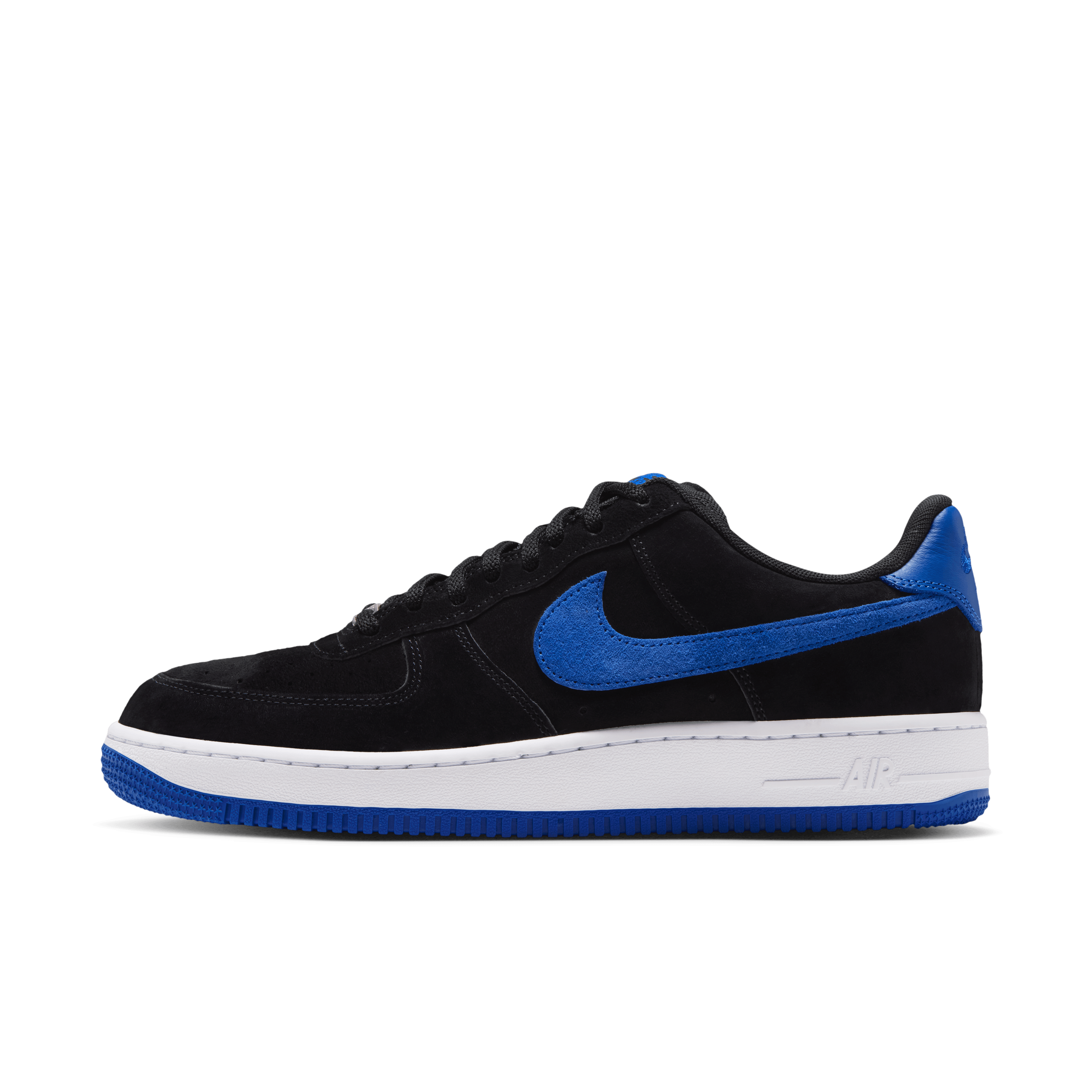 Nike SB Air Force 1 Low SE Black and Game Royal Angle 0