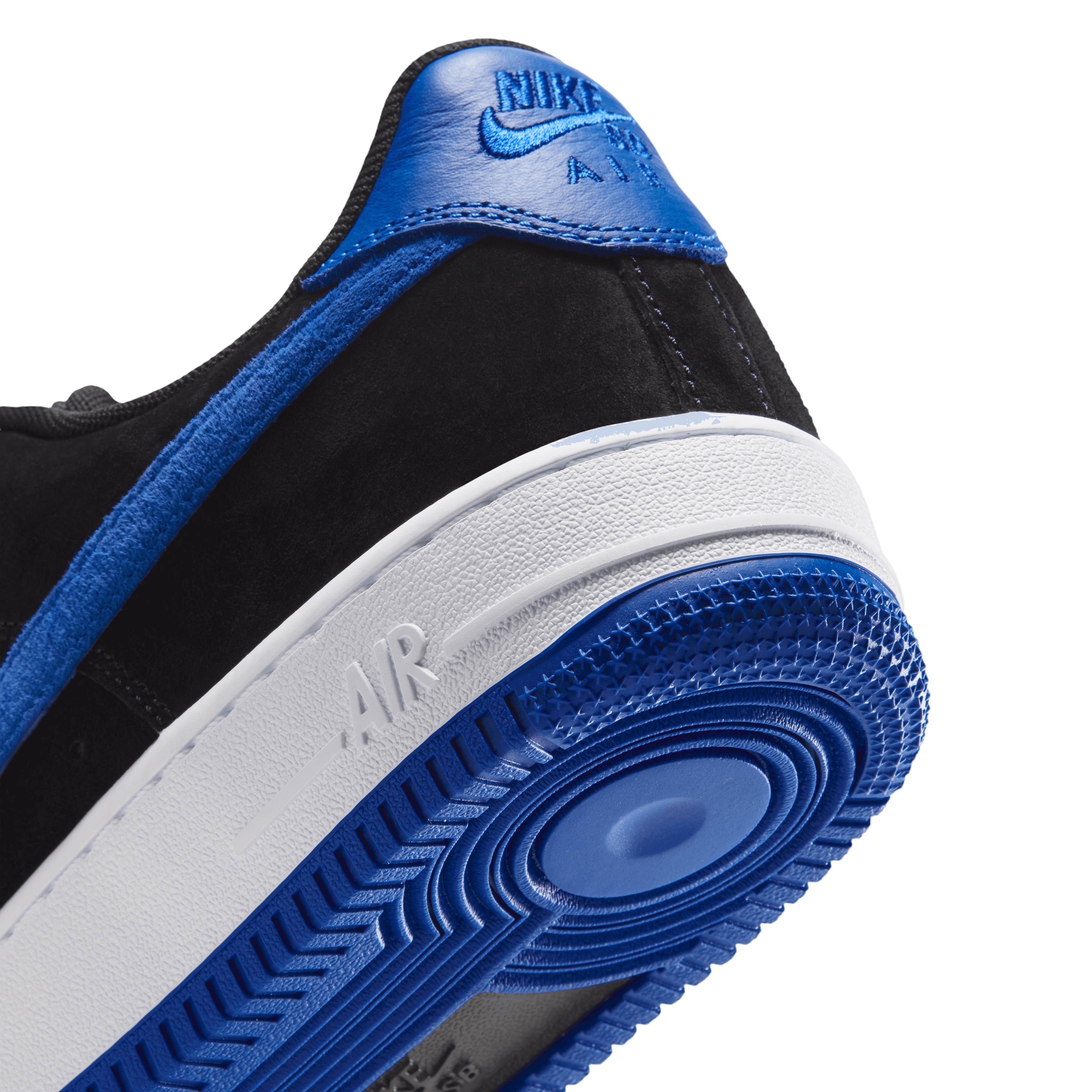 Nike SB Air Force 1 Low SE Black and Game Royal Angle 7