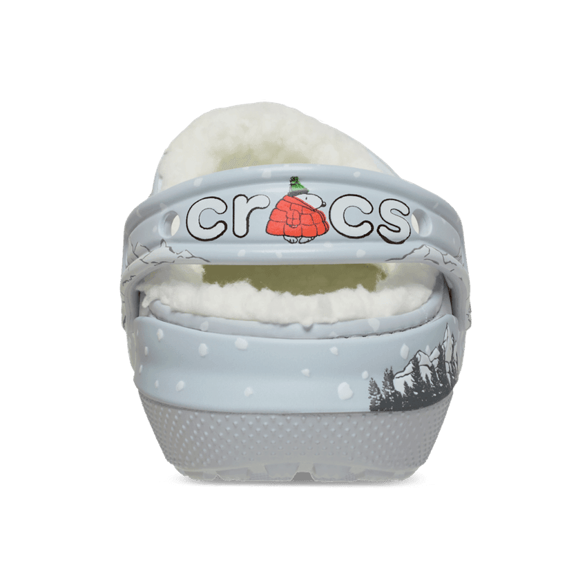  Crocs Classic Lined Clog Peanuts Holiday (GS) Angle 4