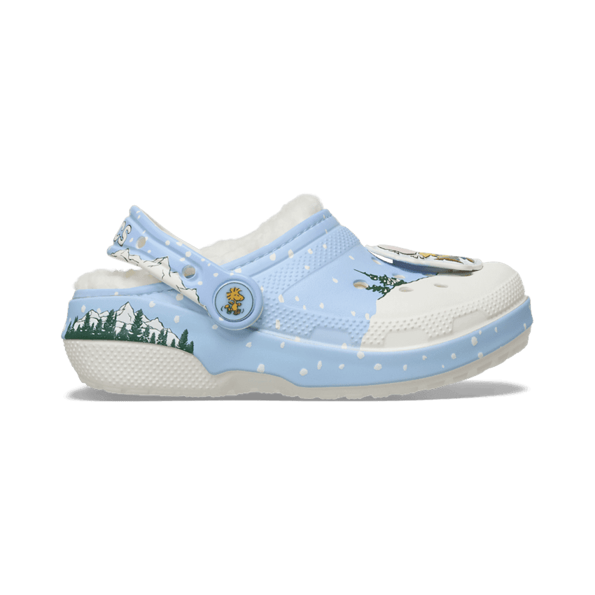 Crocs Classic Lined Clog Peanuts Holiday (TD) Angle 1