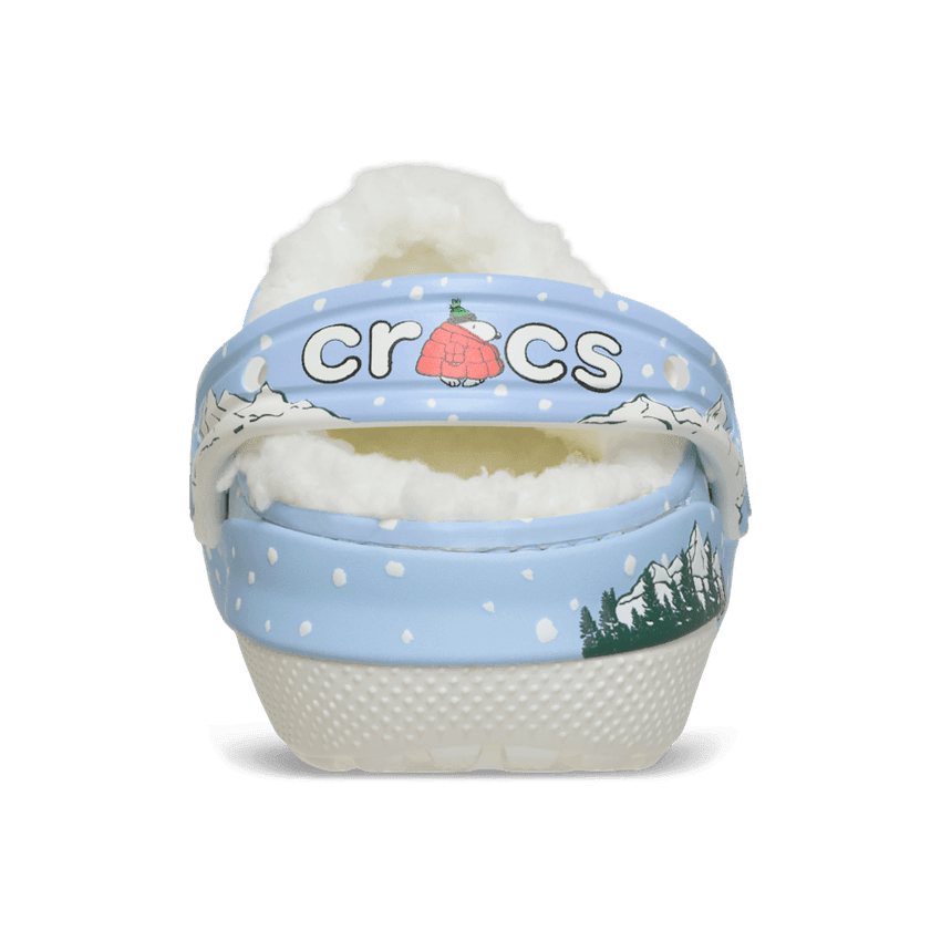 Crocs Classic Lined Clog Peanuts Holiday (TD) Angle 4