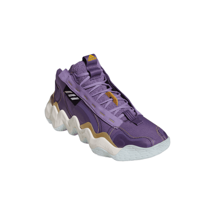 adidas Exhibit B Candace Parker Mid Tech Purple (W) Angle 2