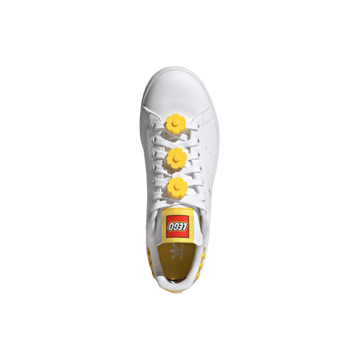 adidas Stan Smith Lego White Yellow Angle 0