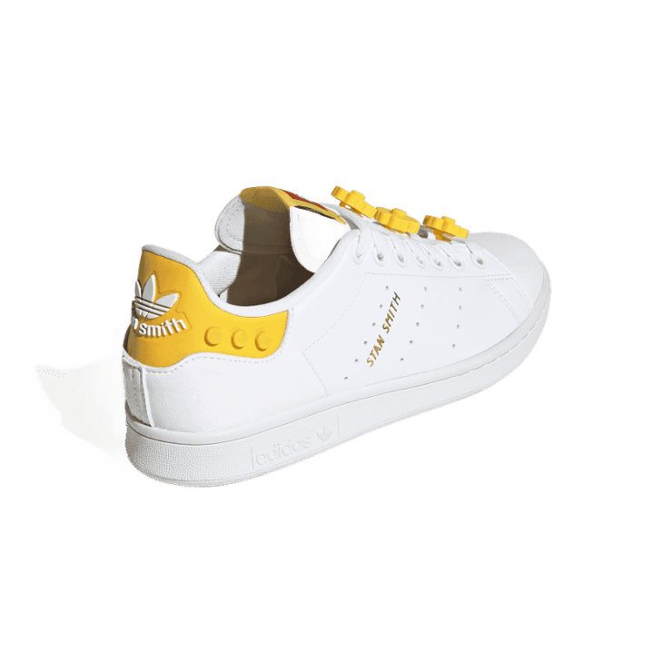 adidas Stan Smith Lego White Yellow Angle 3