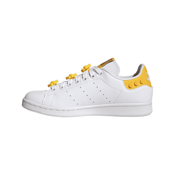 adidas Stan Smith Lego White Yellow Angle 4