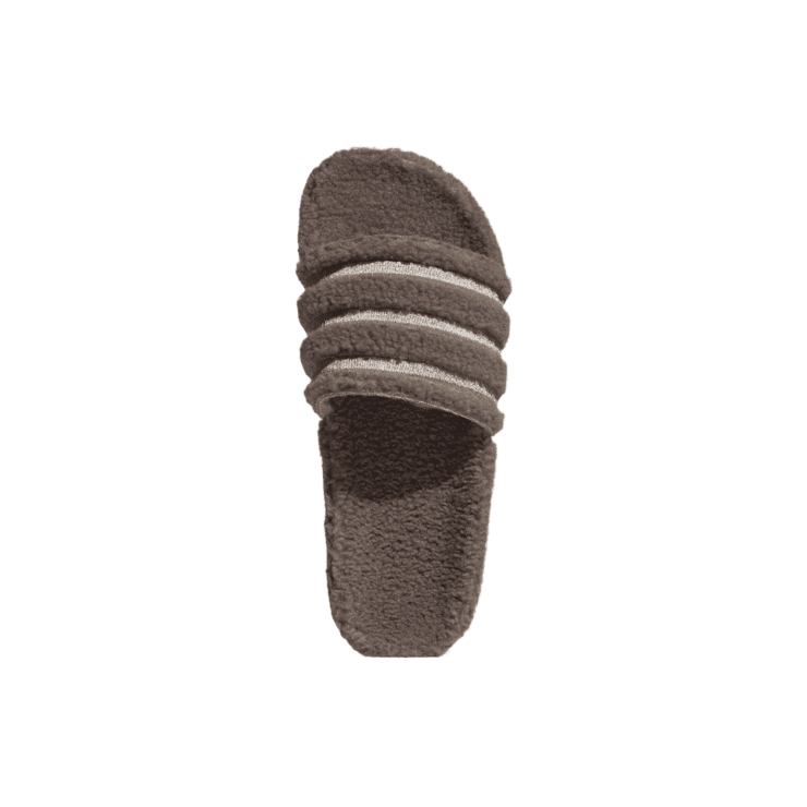 adidas Adilette Cozy Slides Simple Brown Angle 0