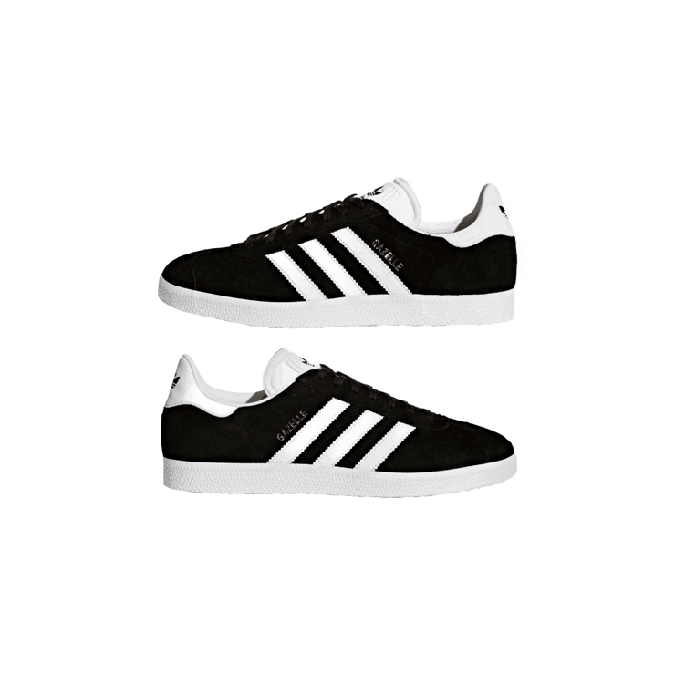adidas Gazelle Core Black Cloud White Gold Angle 5