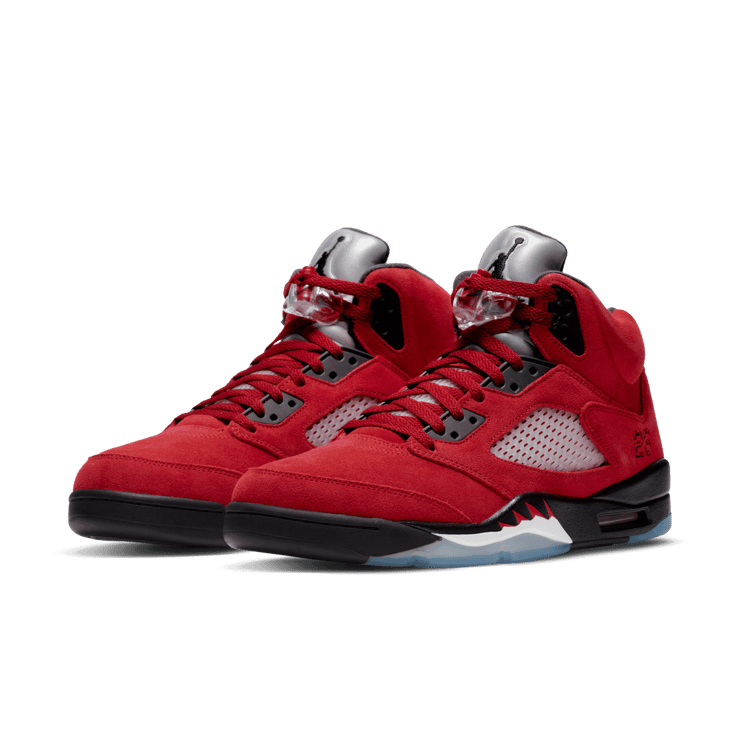 Air Jordan 5 Retro Raging Bull Red (2021) Angle 2