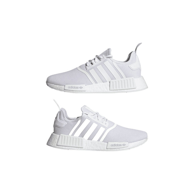adidas NMD R1 Primeblue Triple White Angle 5