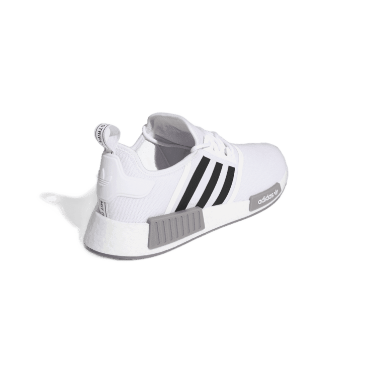 adidas NMD R1 Primeblue White Black Grey Angle 3
