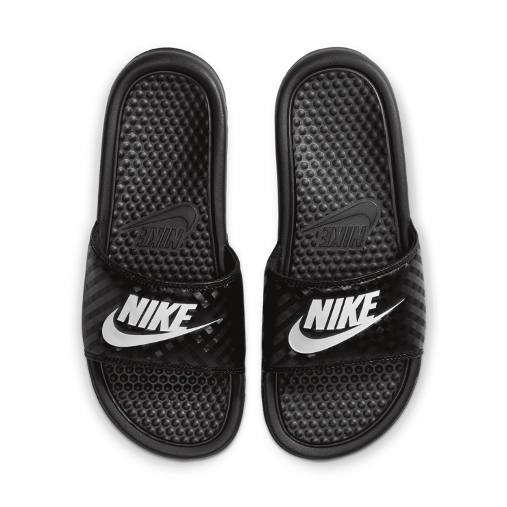Nike Benassi Jdi Black White (W) Angle 2