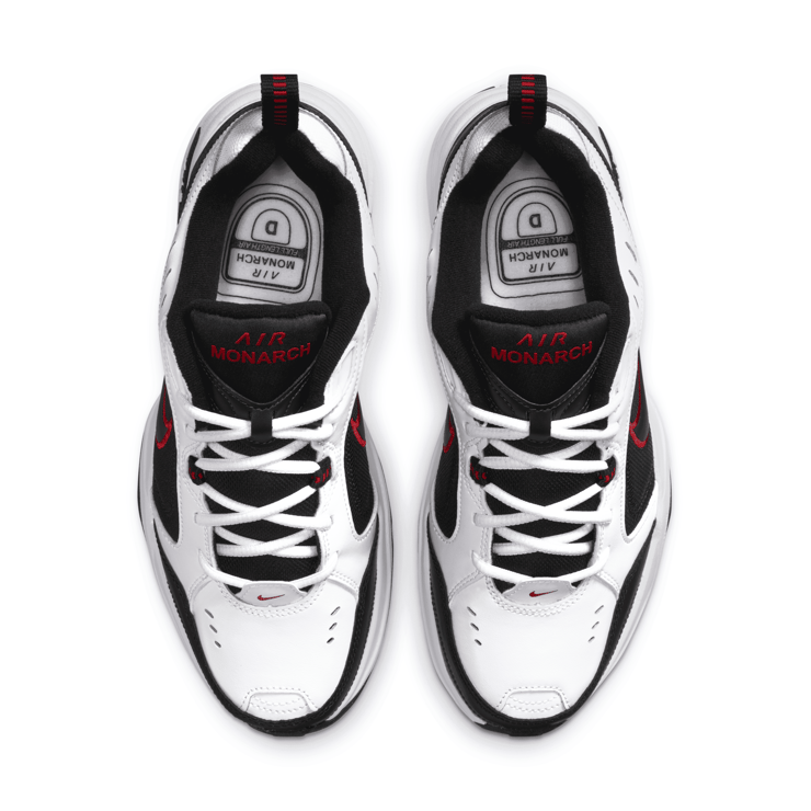 Nike Air Monarch IV White Black Angle 0