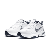 Nike Air Monarch IV White Navy Angle 3