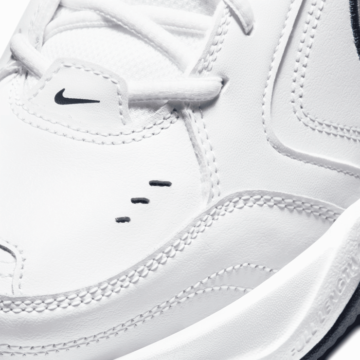 Nike Air Monarch IV White Navy Angle 5