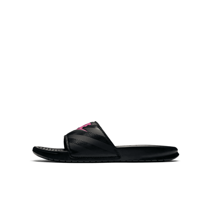 Nike Benassi Jdi Black Vivid Pink-Black (W) Angle 0