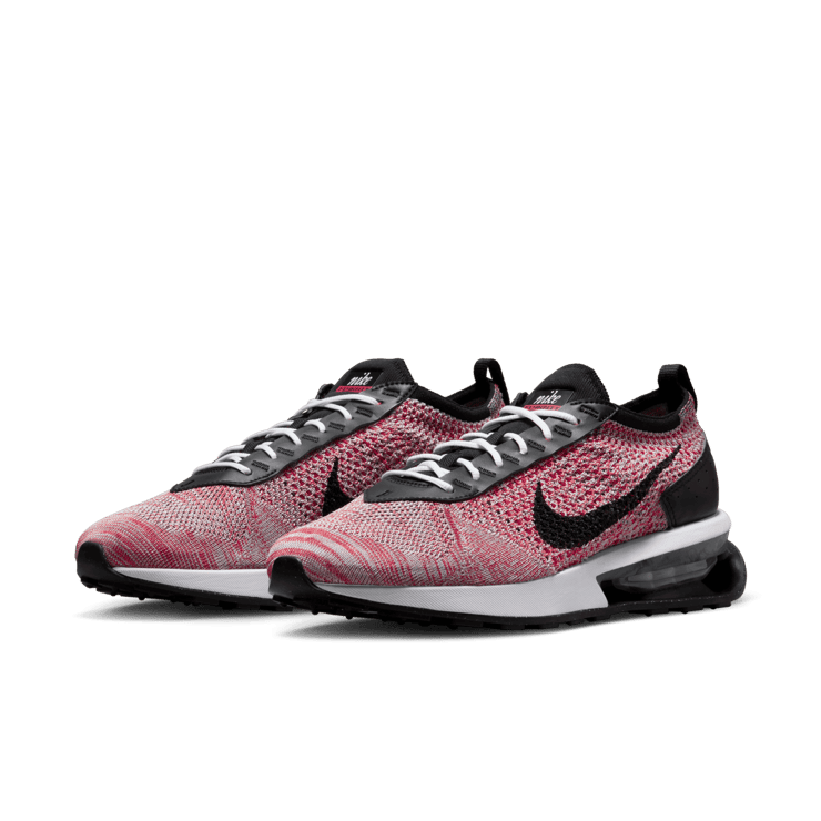 Nike Air Max Flyknit Racer Next Nature University Red Wolf Grey Angle 3