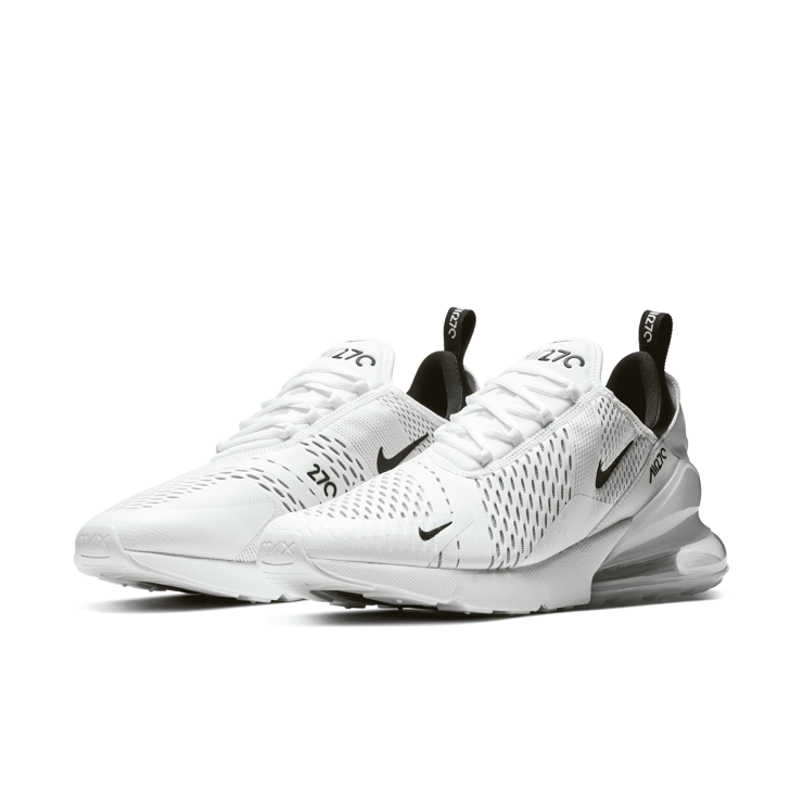 Nike Air Max 270 White Black Angle 1