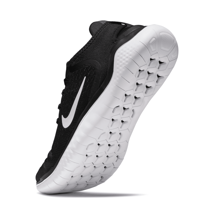 Nike Free RN 2018 Black White Angle 7