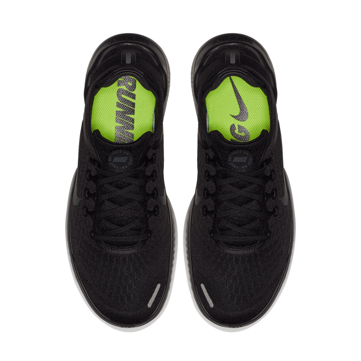Nike Free Rn 2018 Black Anthracite Angle 2