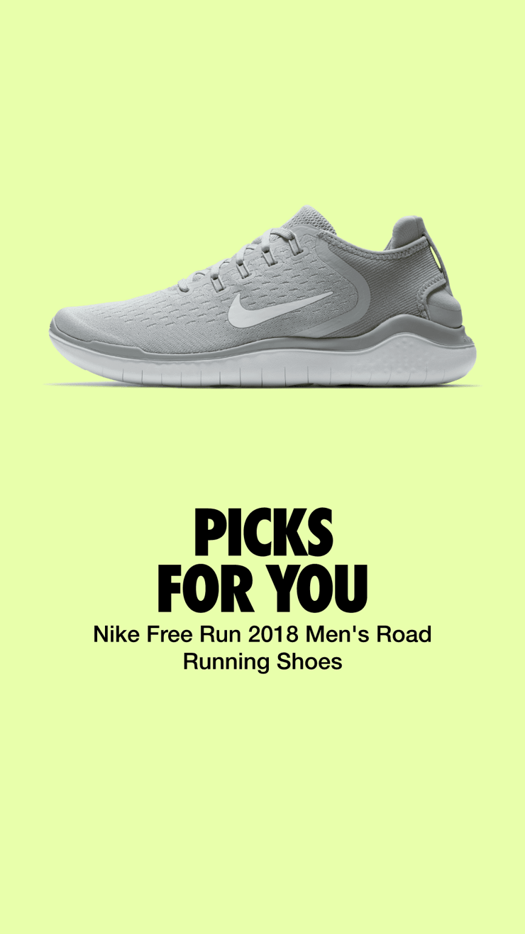 Nike Free RN 2018 Wolf Grey Angle 8