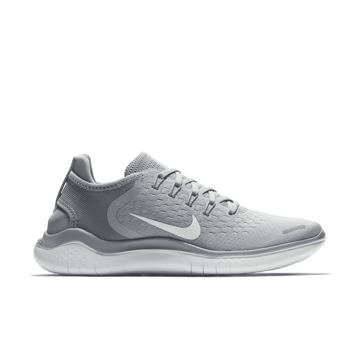 Nike Free RN 2018 Wolf Grey White Angle 1