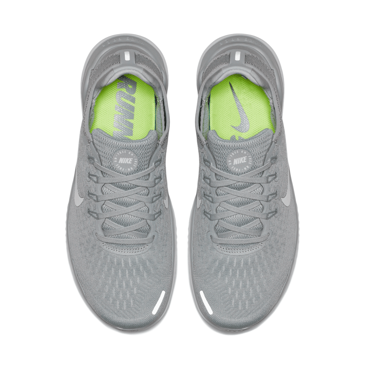 Nike Free RN 2018 Wolf Grey White Angle 2