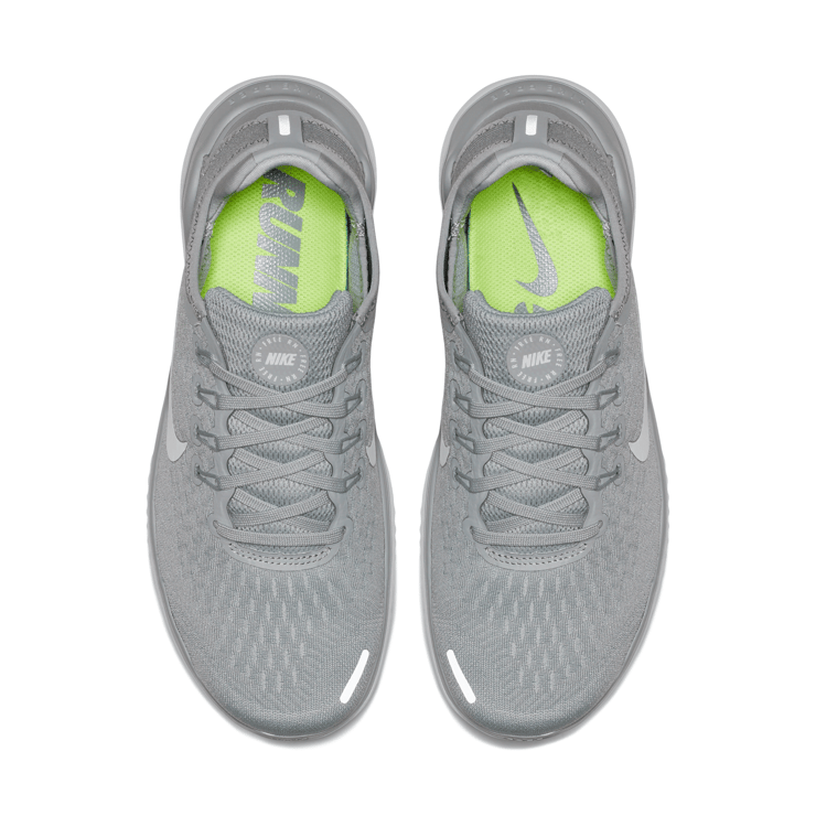 Nike Free RN 2018 Wolf Grey White Angle 2