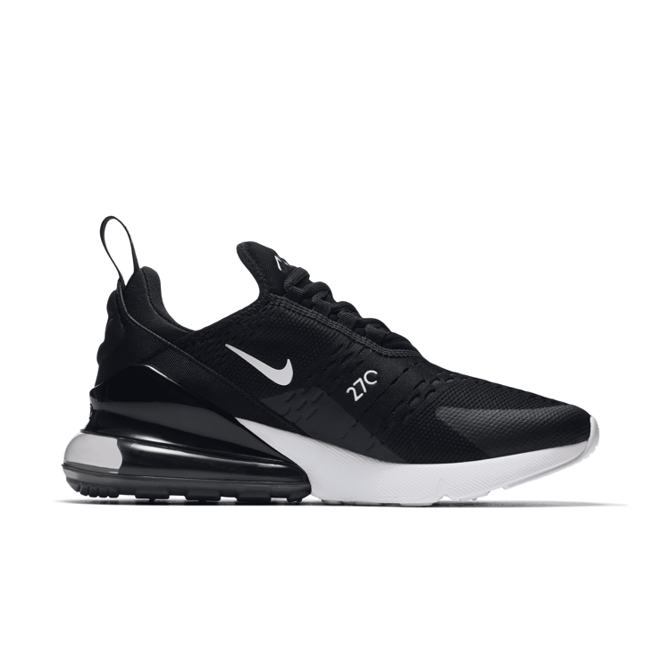 Nike Air Max 270 Black White (W) Angle 1
