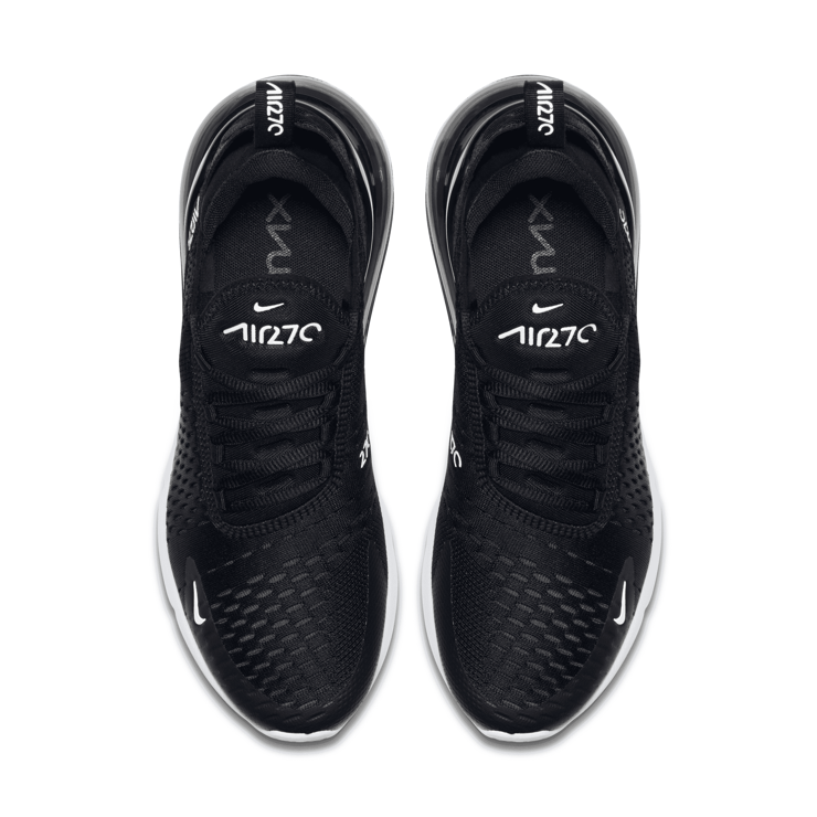 Nike Air Max 270 Black White (W) Angle 2