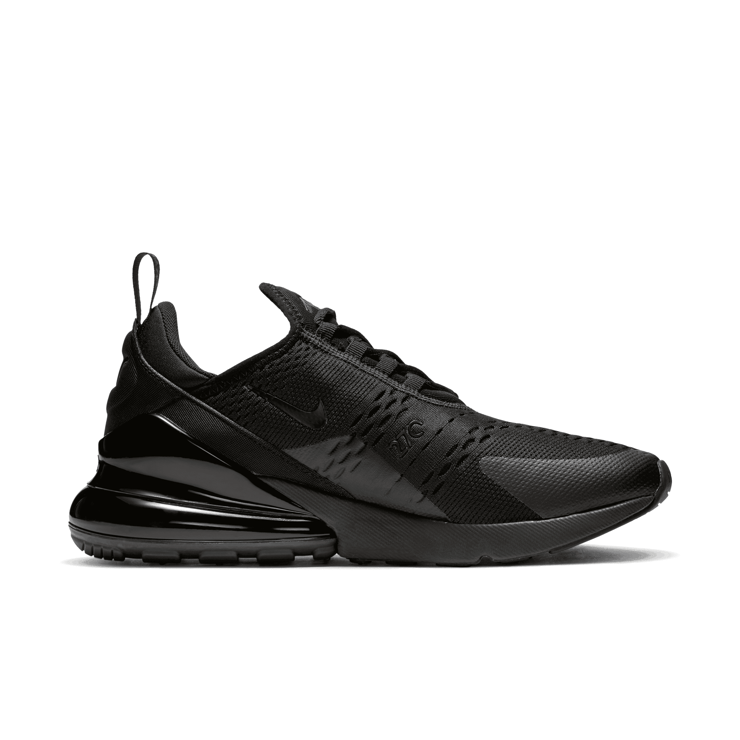 Nike Air Max 270 Triple Black Angle 1