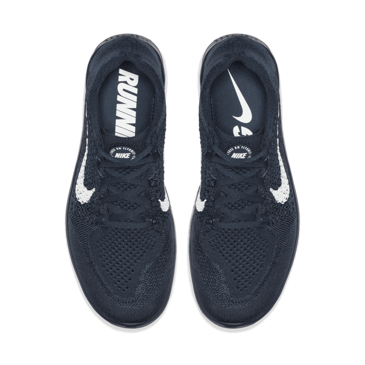 Nike Free RN Flyknit 2018 College Navy Angle 1