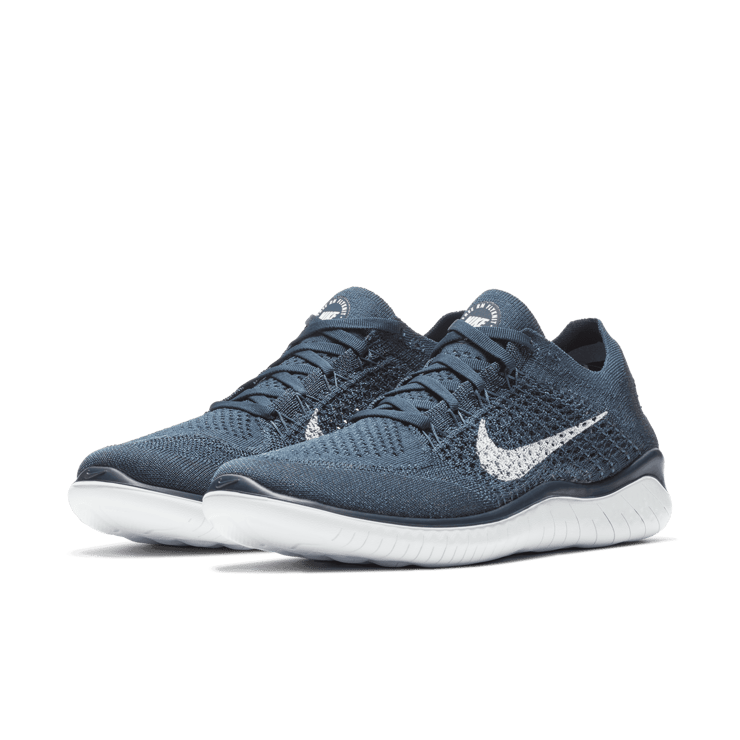 Nike Free RN Flyknit 2018 College Navy Angle 2