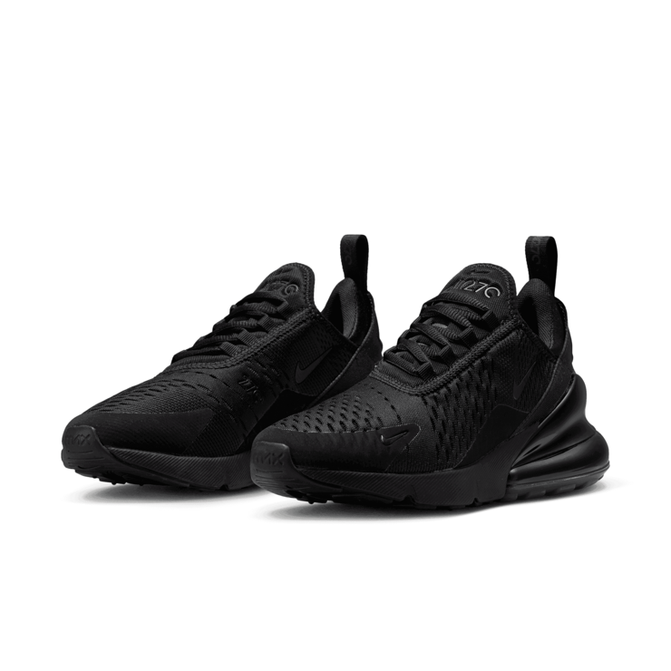 Nike Air Max 270 Triple Black (W) Angle 2