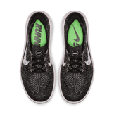 Nike Free RN Flyknit 2018 Black Pink Foam (W) Angle 1