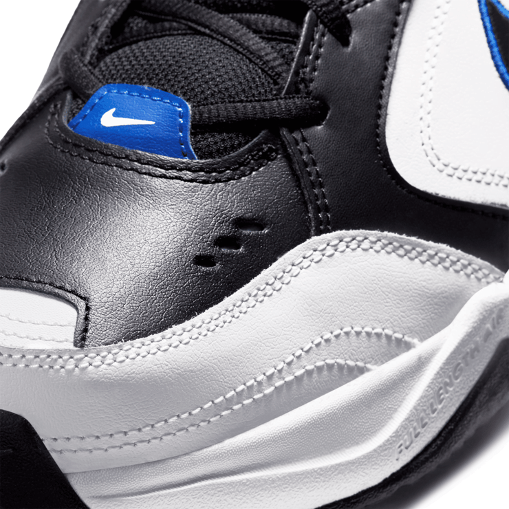 Nike Air Monarch IV 4E Wide White Blue Angle 5