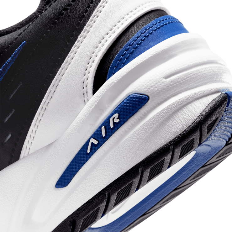 Nike Air Monarch IV 4E Wide White Blue Angle 6